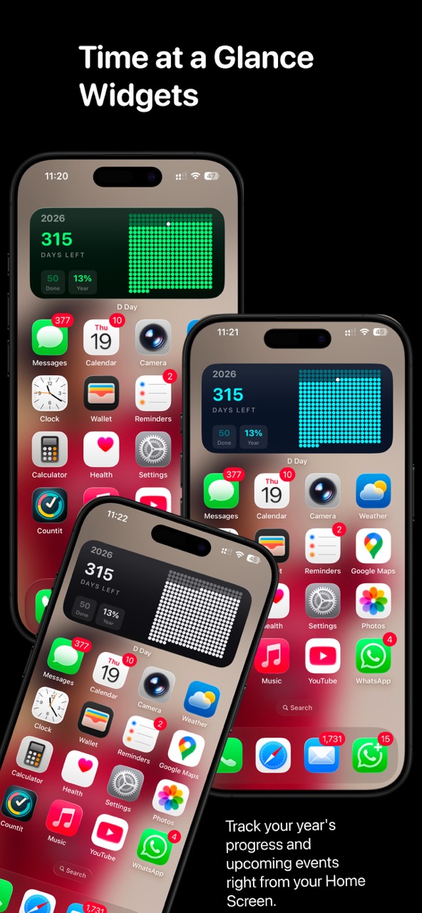 DaysLeft app screenshot